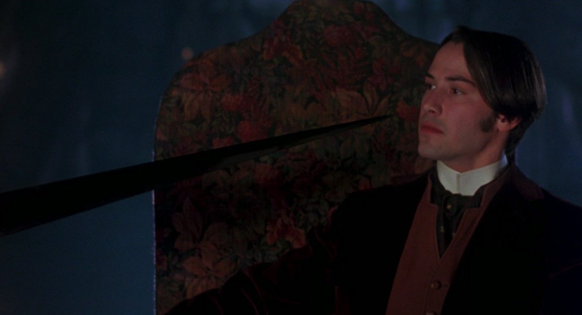 DRACULA (1992) dir. Francis Ford Coppolasupernatural/monster // a mysterious count journeys to England, concealing his true nature in an attempt to win the heart of a schoolteacher. all the while, a vampire hunter is following close behind, tracking the death in his wake.