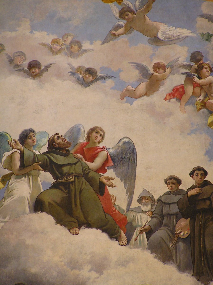 parrosafa's tweet photo. Felicidades a los #Franciscos, #Pacos, #Curras, y #Paquis; a los que cuidan a la Naturaleza como expresión del Amor De Dios; a los que no necesitan nada, porque viven para el Todo; y al #SantoPadre por su onomástica papal.

La estigmatización de #SanFrancisco, de #Cubells https://t.co/GiDiIUEXbX