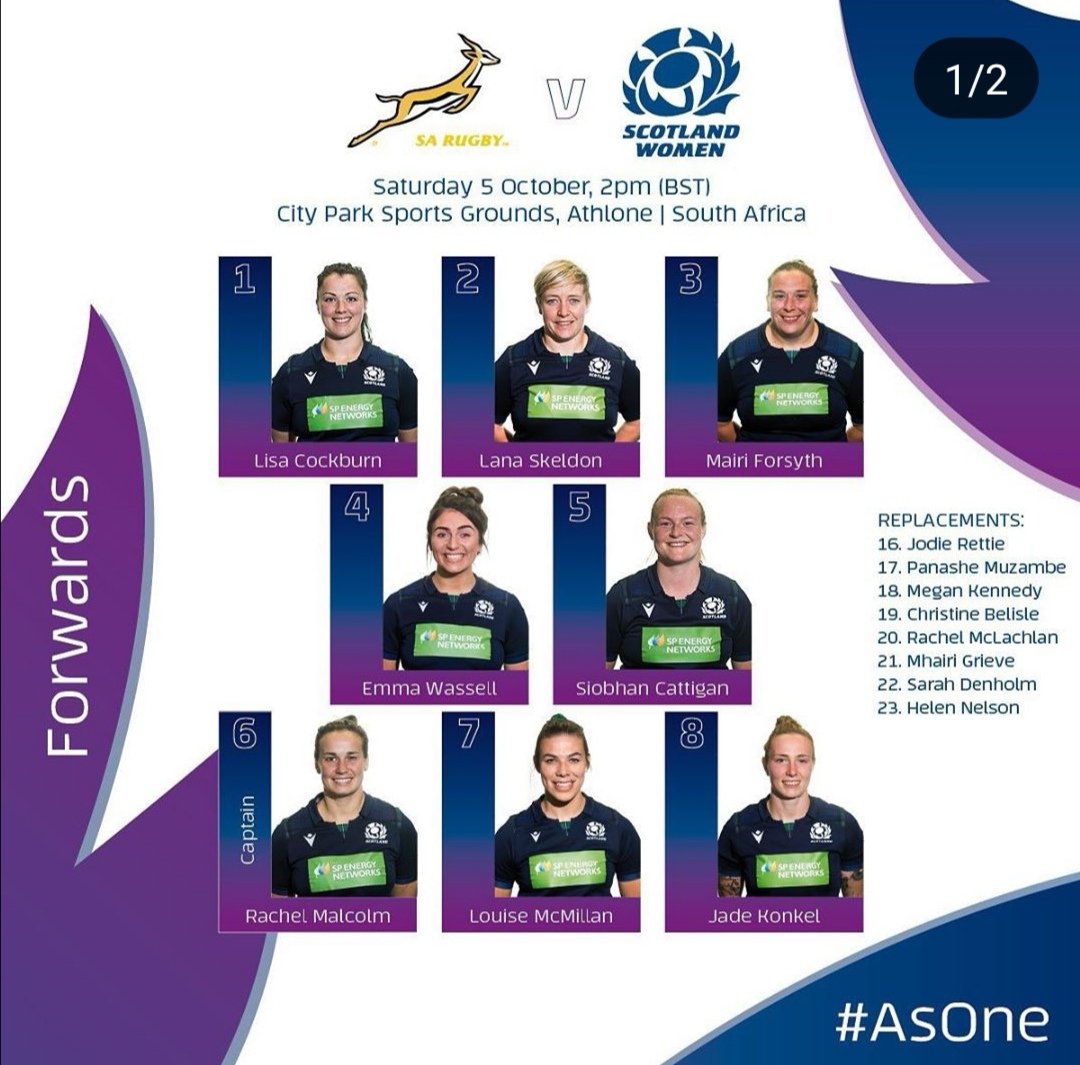 👏 Congratulations to the Sharks players selected for  @Scotlandteam against @WomenBoks this weekend.
Good luck girls. 🍀
#rugbyfamily #scottishsharks