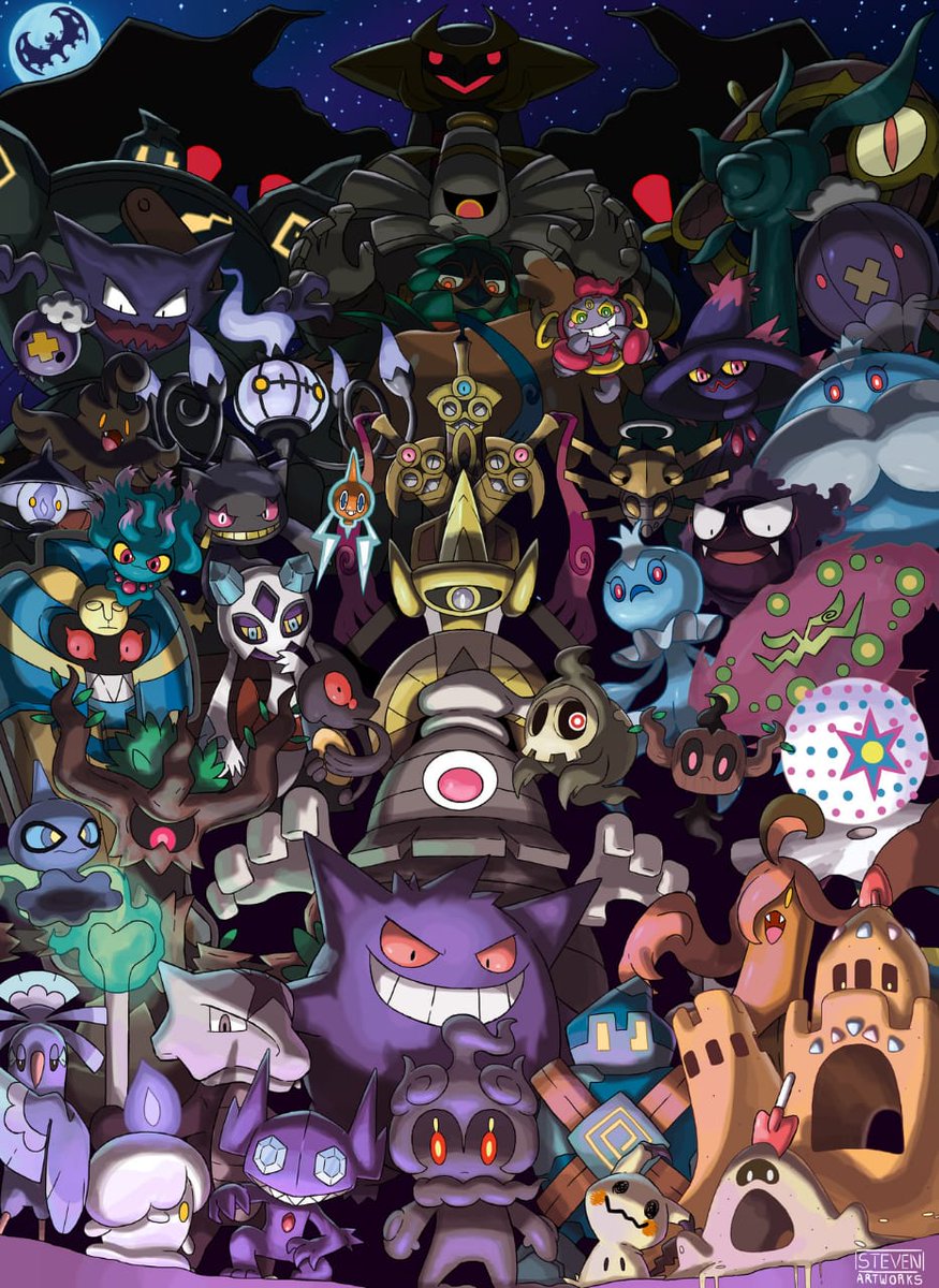 Francon666's tweet photo. October vibes 👻👻          
#Pokemon #Halloween #wallpaper https://t.co/tKEEodZgw8