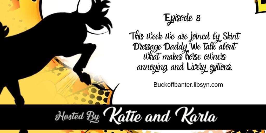 It’s here guys! The episode featuring the VERY funny Skint Dressage Daddy! 
Give it a listen 👂 #buckoffbanter #podcast #horseypodcast #funnypodcast