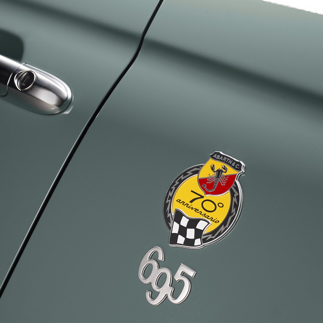 TeamAbarth's tweet image. The New Abarth 695 70° Anniversario has finally come. A limited edition. Only 1949 units, to celebrate these 70 years of unlimited fun. Let’s play forever. #AbarthDays2019 #Abarth #Abarth695 #Abarth70thAnniversary