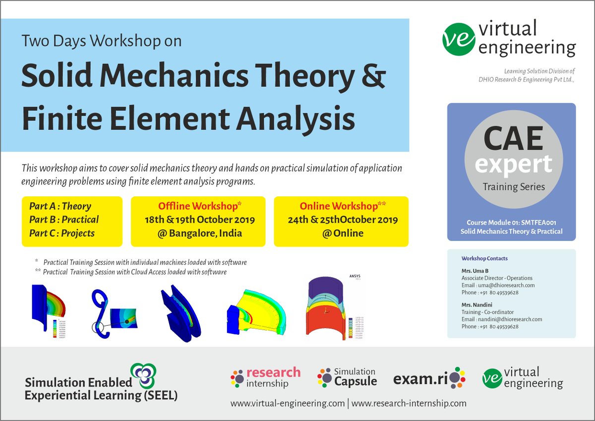 VirtualEngg's tweet image. #SolidMechanics #VirtualEngineering #FEM #courses #FiniteElementAnalysis