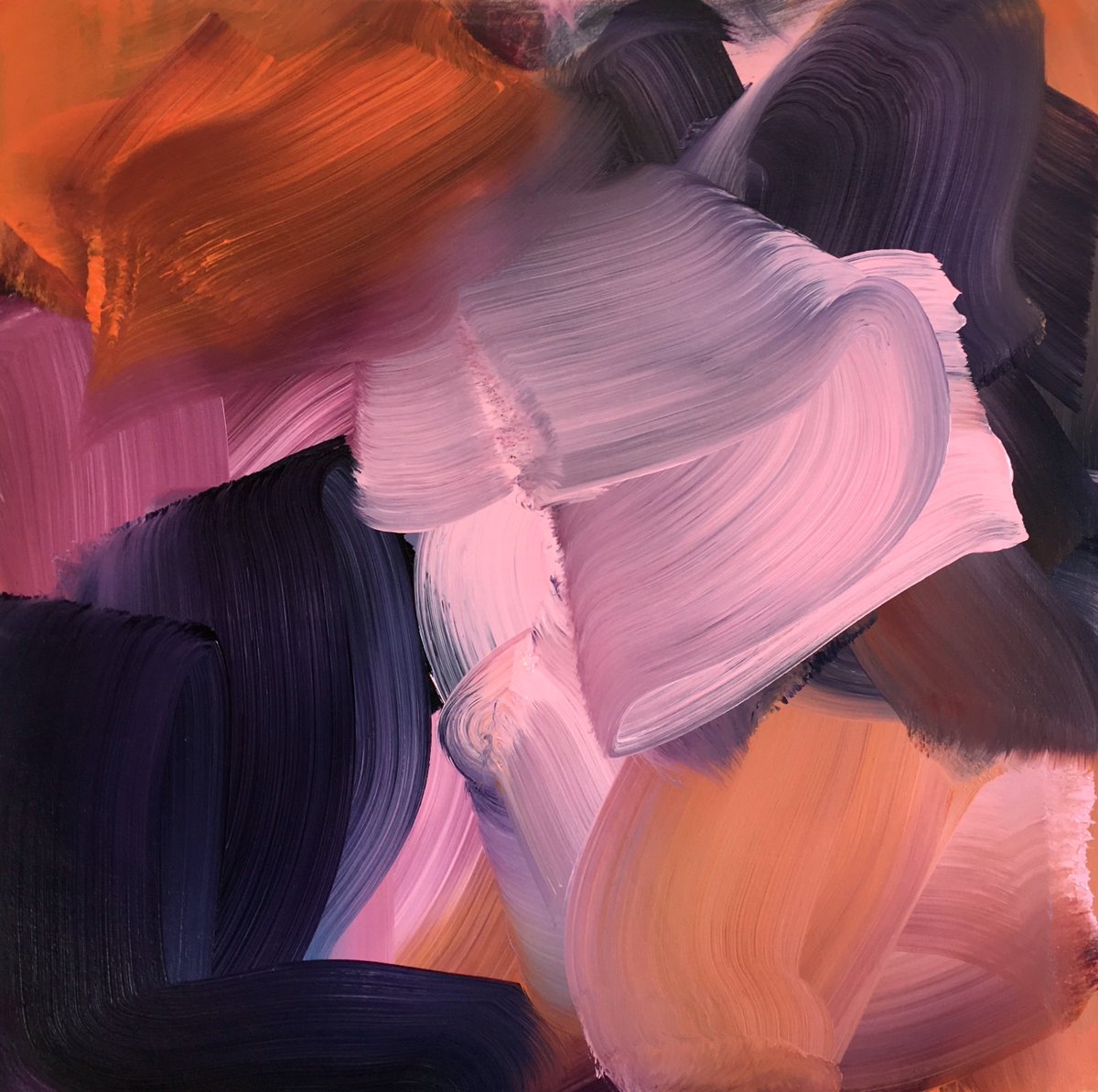 Winter doesn't have to be dreary – create good vibes in your home with one of  @peggy_cozzi's lively abstract paintings!

Shop now: bit.ly/2mUjADw