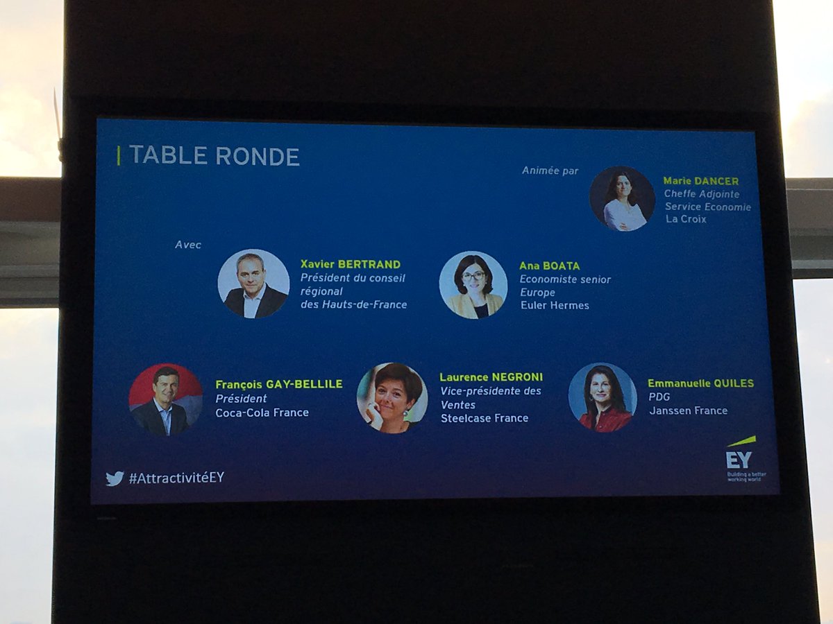 [📢 Conférence #AttractivitéEY]
Quels enjeux pour les entreprises françaises ?👊🇫🇷
Décryptage avec notre #ExperteEH <a href="/ana_boata/">Ana Boata Daniele</a>.
Merci <a href="/EYFrance/">EY France</a> pour ces échanges inspirants !
<a href="/xavierbertrand/">Xavier Bertrand</a> <a href="/hautdefrance/">#Hautsdefrance</a> <a href="/Steelcase/">Steelcase</a> <a href="/Emma__QUILES/">Emmanuelle QUILES</a> @JanssenFRA <a href="/MarieDancer99/">MarieDancer99</a>
#DemainEnTouteConfiance