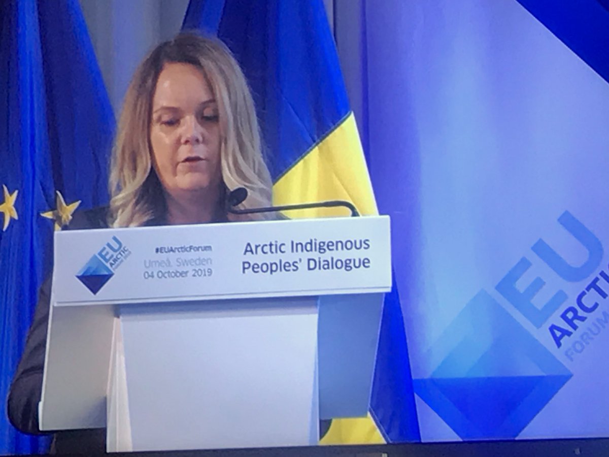 Minister for Rural Affairs Jennie Nilsson at opening of the EU Arctic Indigenous Peoples’ Dialogue says the indigenous voice is indispensable at a time when the Arctic region is facing major challenges. #EUArcticForum