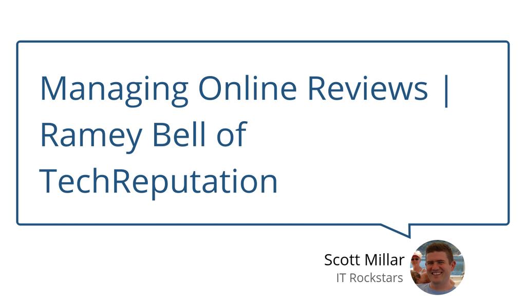 ITRockstarsUK's tweet image. &quot;Specifically how to go about asking for positive reviews.&quot; lttr.ai/Iho5 #rameybell #techreputation #onlinereviews #mspmarketing