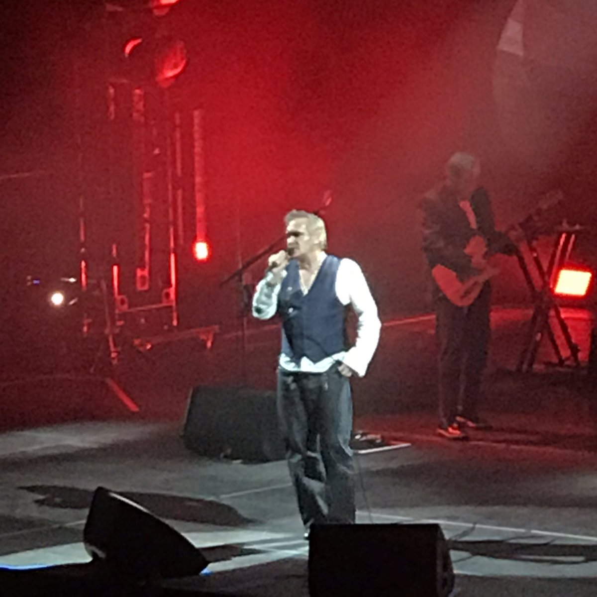 Well, @SluggoDoug @richardblade @SwedishEgil I just took my 15-year-old son to see @officialmoz and it was an amazing show!!  My first #Moz show after being a fan for 34 years!  #MorrisseyTour2019 #Morrissey #ThisCharmingMan