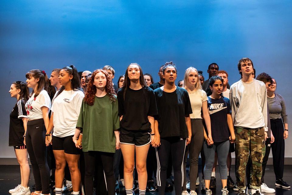 BethanyMonklane's tweet image. These photos have just come through of our @NYTofGB performance this summer! 💙 

#nyt #nationalyouththeatre #devised #physicaltheatre #changingclimate #mothernature #childrenoflife #group4