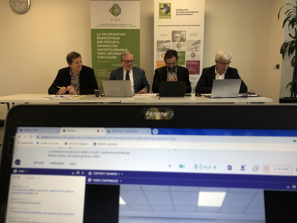 _FEDENE_'s tweet image. [#WEBINAR] La 2nde session du webinar #SVDU/#SNIDE a démarré depuis 15min ! Celle-ci sera accessible en #replay dès cet après-midi sur @webikeofrance. #ValorisationEnergetique