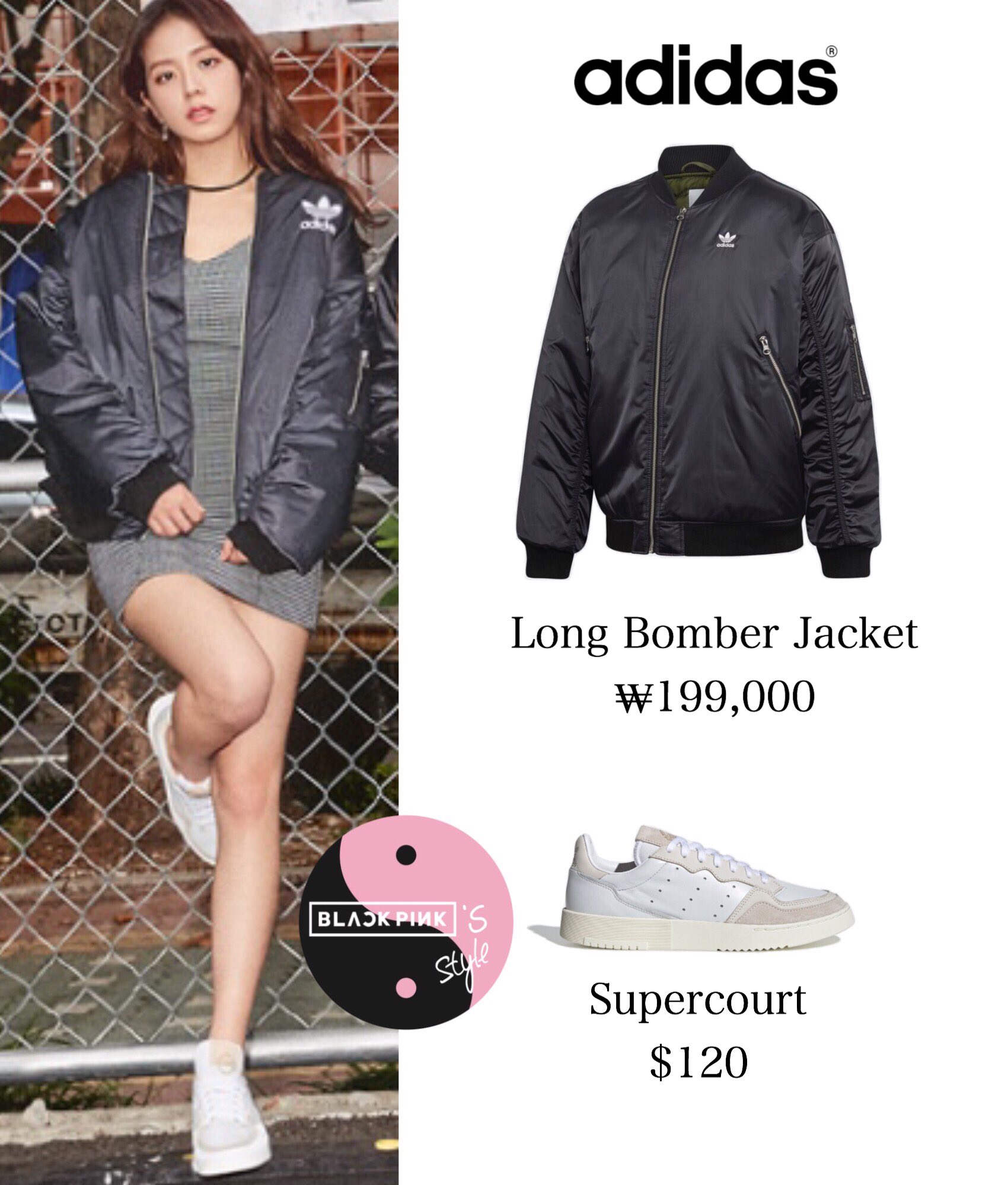 Blackpink adidas winter jacket clearance