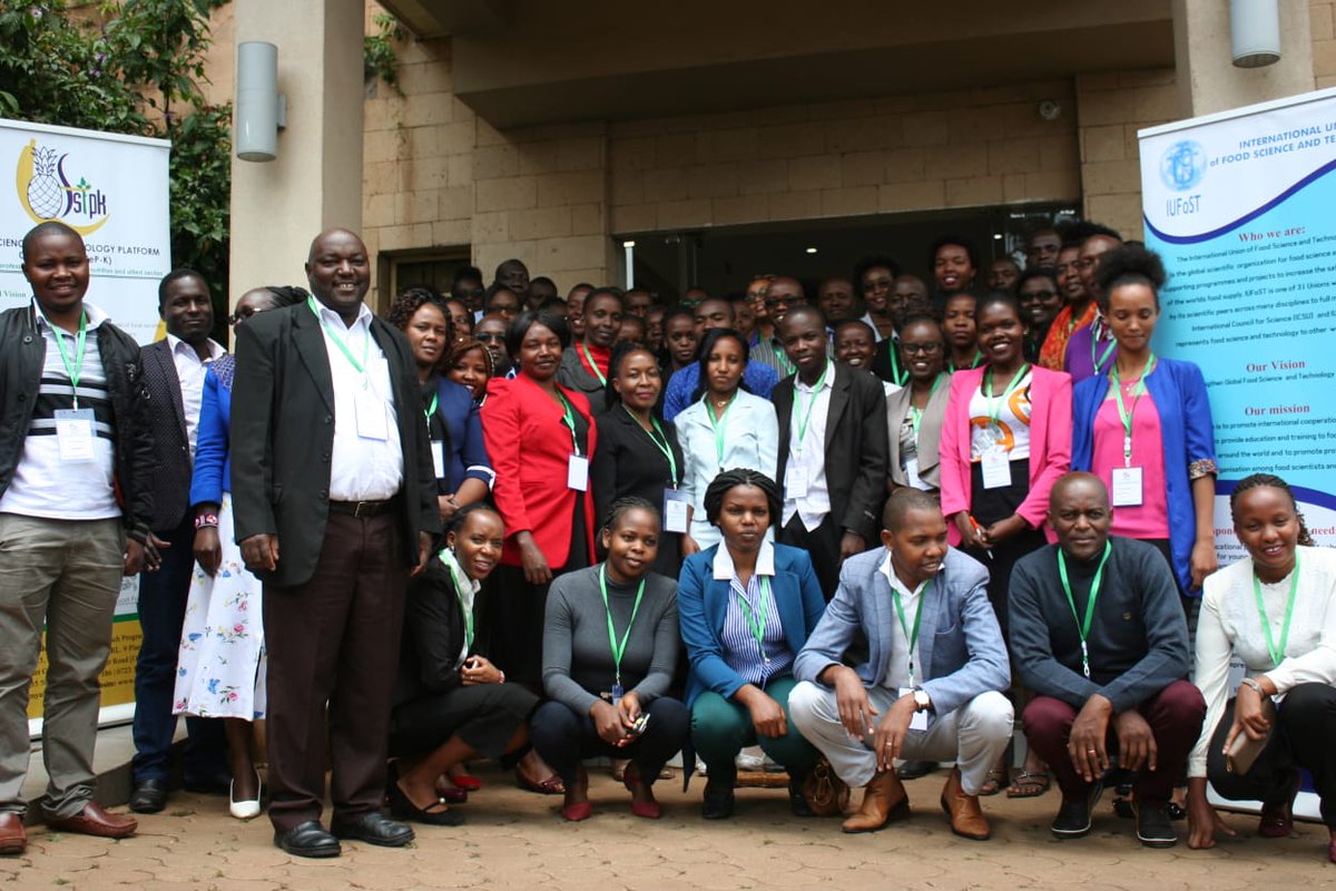 AjfandOnline's tweet photo. Thank you all for your tremendous help &amp; active participation during the just concluded Food Science and Technology Platform of Kenya conference.

To the organizing team! Your diligence, hard work, late nights &amp; early mornings was a huge sacrifice. Thank you! 

AJFAND Secretariat https://t.co/kwbHyK5k1w