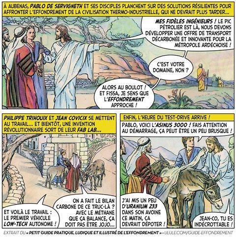 Petit Guide de l'Effondrement
La bande dessinée détournée, featuring Un Faux Graphiste !
Un extrait dans lequel apparaît un certain Jean-Covicix...
fr.ulule.com/guide-effondre…