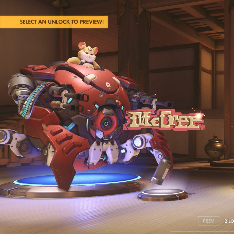 the_kruxaders's tweet photo. I thought this was a specific McCree skin for Wrecking ball ... 🤦‍♀️ #justasprayinfrontofit #overwatch @PlayOverwatch https://t.co/AcRi05WpnG