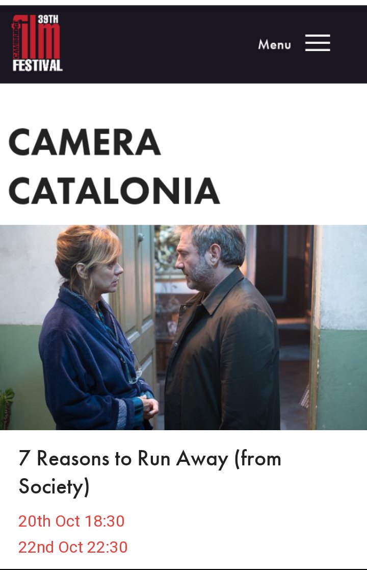 SolerEsteve's tweet photo. Thank you @camfilmfest!!! @7razonesfilm is selected for the amazing #cambridgefilmfestival #cameracatalonia @IRLlull https://t.co/e6ejAqM5xZ
