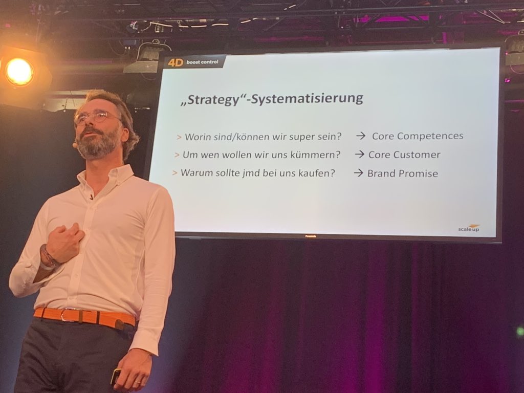 NicolasHauff's tweet photo. To systematize your #strategy you need to regularly ask yourself three questions:
1) Where do we want to be the best? #CoreCompetencies
2) Who do we want to take care of? #CoreCustomer
3) Why should someone buy from us? #BrandPromise 
~ Nikolai Ladanyi #Scaleup #FridayThoughts https://t.co/PK9QbfV6RQ