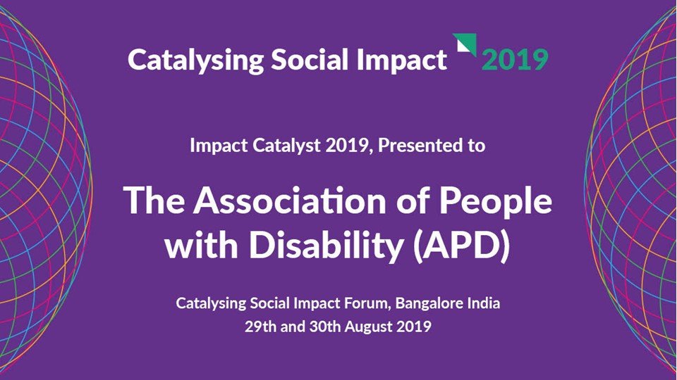 Solvists's tweet image. #Bengaluru based, @APD_India operates comprehensive programs in Karnataka to support, equip and empower adults and children with a range of disabilities, including spine, speech &amp;amp; hearing and cerebral palsy
#ImpactCatalyst2019
#Transform4Scale