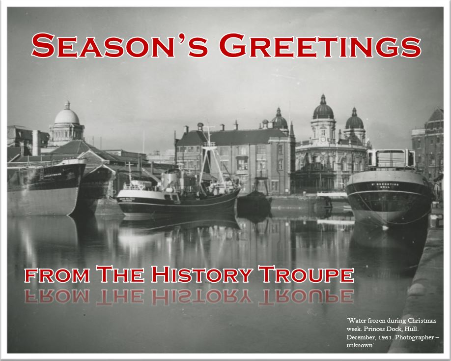 HistoryTroupe's tweet image. A Merry Christmas from us to you! ☃️🎅🎄

We hope you all have a wonderful holiday!