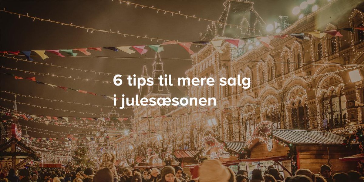 I 2018 brugte danskerne i gennemsnit 1,2 milliarder kr. om dagen på gaver, mad og oplevelser i december. Få mest ud af dit salg i julesæsonen med vores 6 tips 👇

blog.meploy.me/6-tips-til-mer…