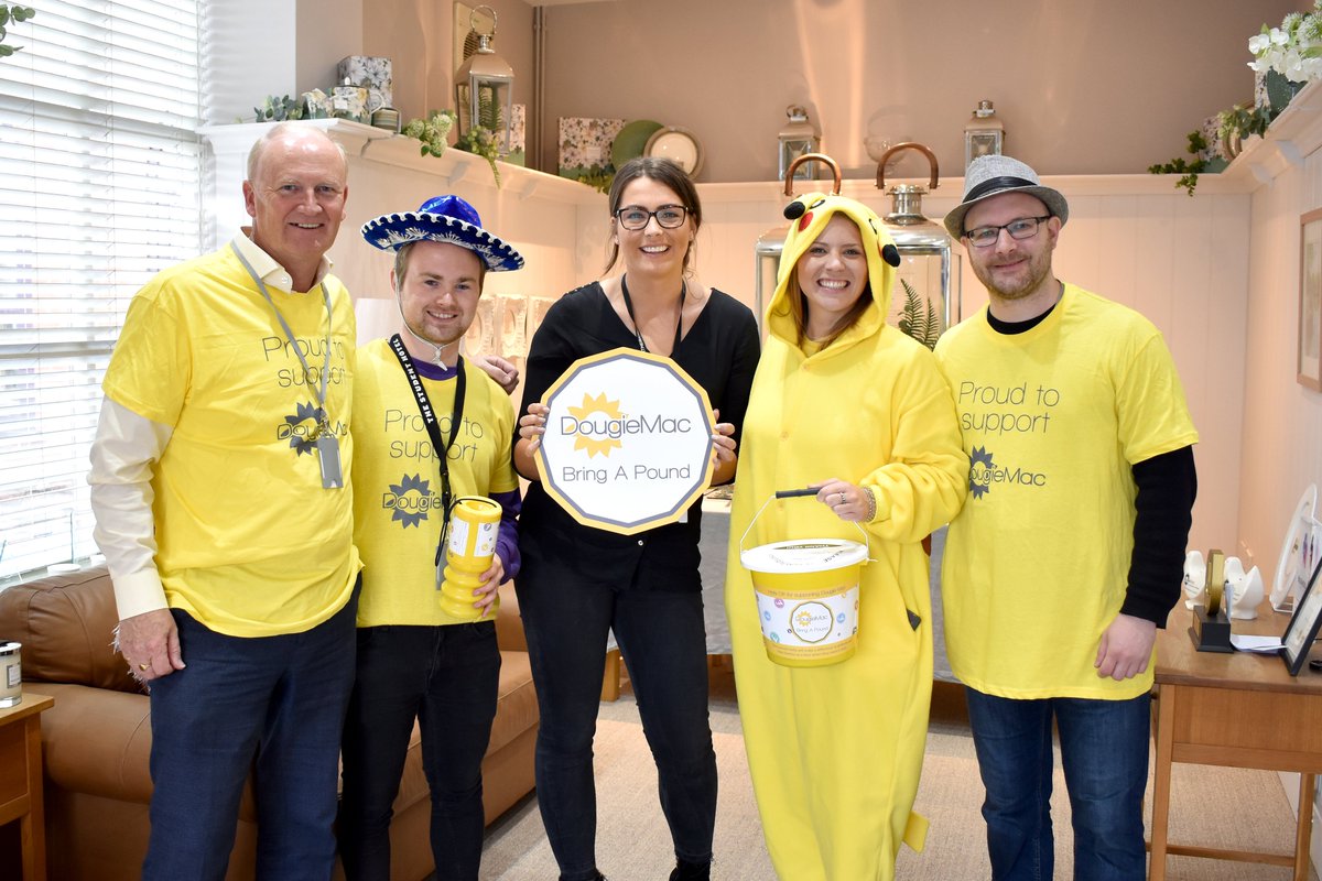 It’s @dougiemacstoke #BringAPoundDay and we’ve had a lovely visit from Matilda and the gang from @signal1Official. #charity #fundraising #stokeontrent