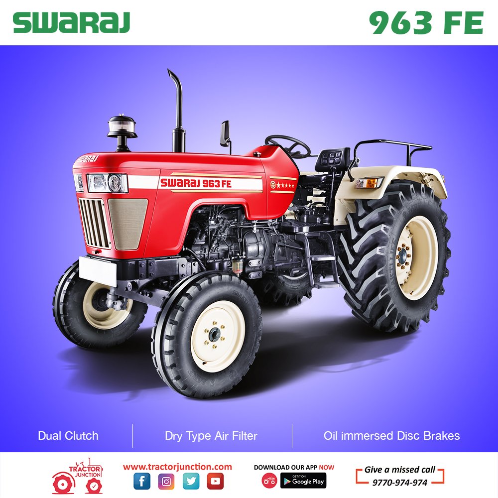 Swaraj 963 FE Tractor  Swaraj Tractor 963 FE Features & Specification