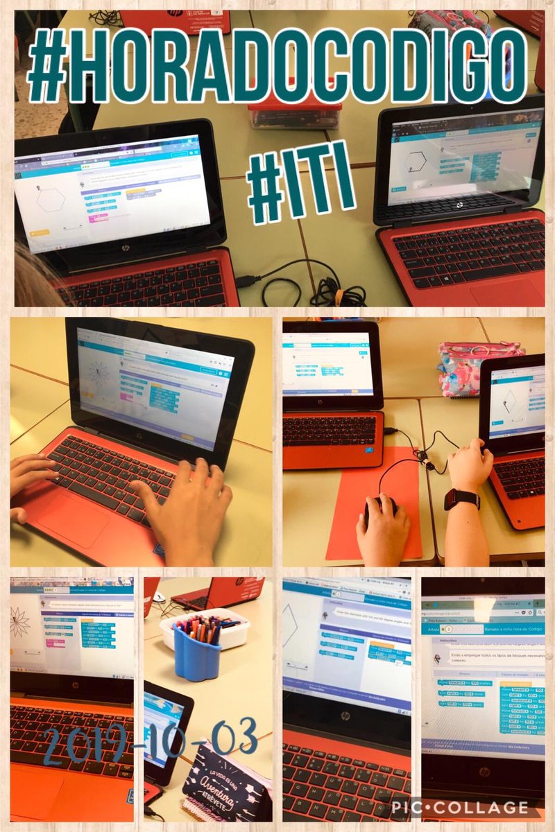 CEIP_de_CERVO's tweet photo. Chegou a #horadocodigo!!! O alumnado comezou a traballar na area de ITI e xa se está preparando para a #CodeWeek 🙌🏾💻 https://t.co/biw4hD44YF
