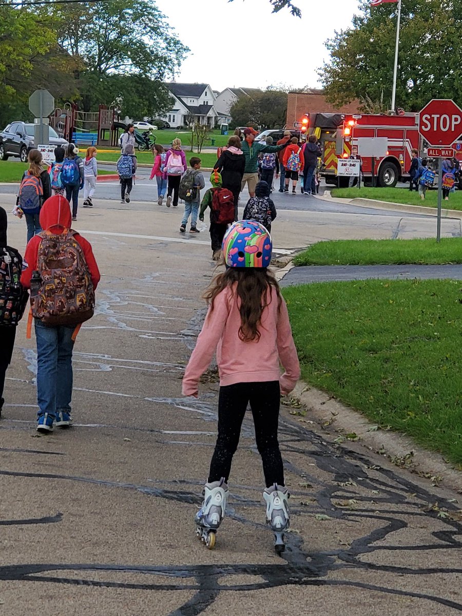 HCStormSchool's tweet photo. Walk and Bike to school day was a success! #StormCommunity https://t.co/pwM5B48cGf