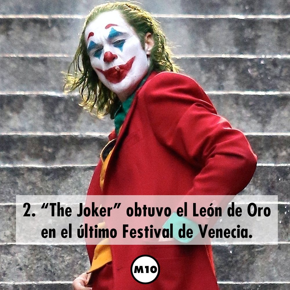 MujerD10's tweet photo. Hoy se estrena The Joker #ElBromas No te puedes perder está peli, por estas razones, sigue el enlace para saber más 👉👉 https://t.co/RUE4cplPpI  👈👈 https://t.co/At3zRyrS51