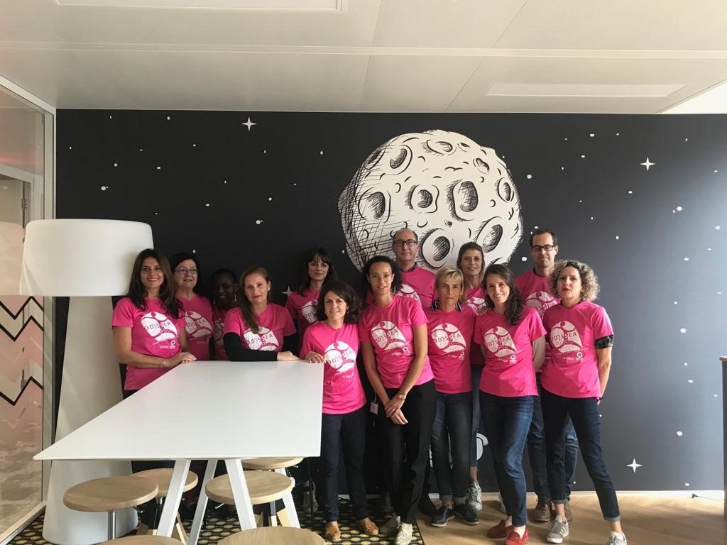 60 collaborateurs #Seqens et <a href="/ApesDsu/">L'apes</a> s’engagent aux côtés d’#Odyssea, en faveur de la recherche contre le cancer du sein 🏃‍♀️🏃‍♀️RDV les 5 et 6 octobre à l’Hippodrome de Vincennes pour 2 jours de course solidaire ! #OctobreRose