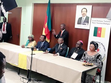 Prime Minister Dion Ngute, Chairman of the Major National Dialogue told reporters that the Final Report of the gathering will be presented to President Paul Biya.
#CmrDialogue 
#Cameroon 
#Cameroun
🇨🇲🇨🇲🇨🇲