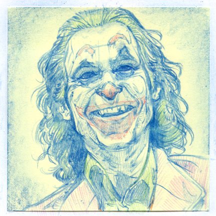 dannyschoening's tweet photo. #HalloweenPostIts Day 4🃏 Arthur Fleck - Joker 🃏 https://t.co/V2LL7J8X2f