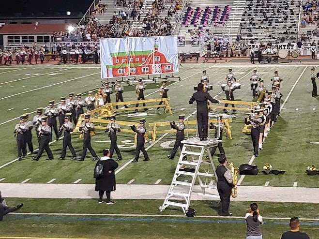 ghsmob's tweet photo. The MOB slayed last night's first full performance of this year's UIL show! #AnimalFarm #GoMOB @BobBeshears1 @MightyOwlDS @GISDArts @GHS_Owls https://t.co/fQSYQrTItQ