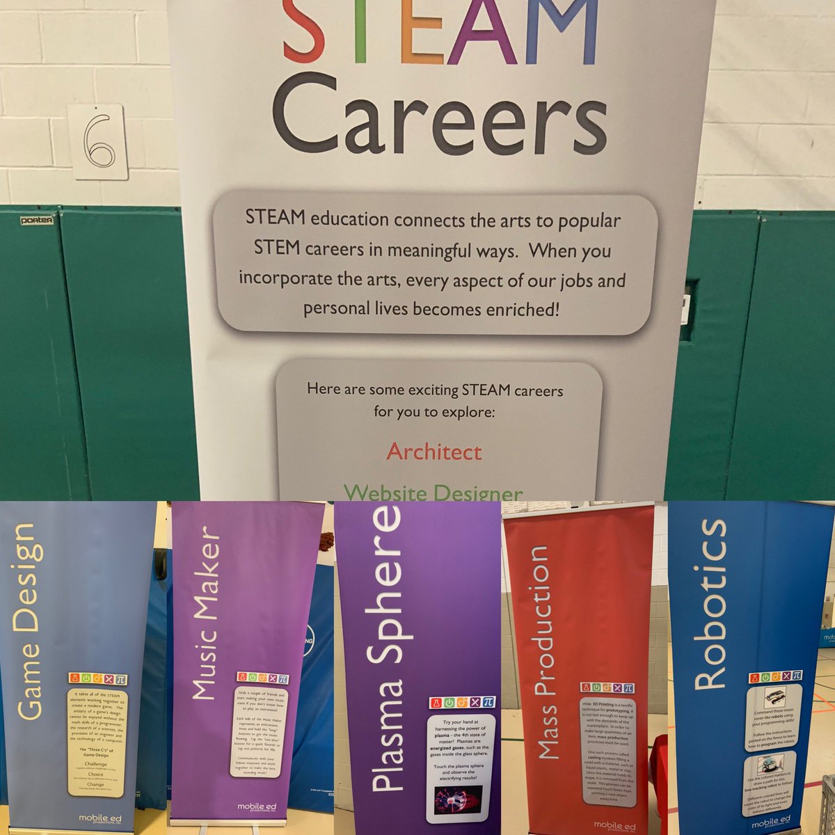 DRES_Principal's tweet photo. We turned the #DRES gym into a STEAM museum today. Awesome interactive learning experiences on a Friday for all of our students! (Teachers,too!) Thank you #DRESPTO! #Reg4 #CCPS https://t.co/VMyECoIceF