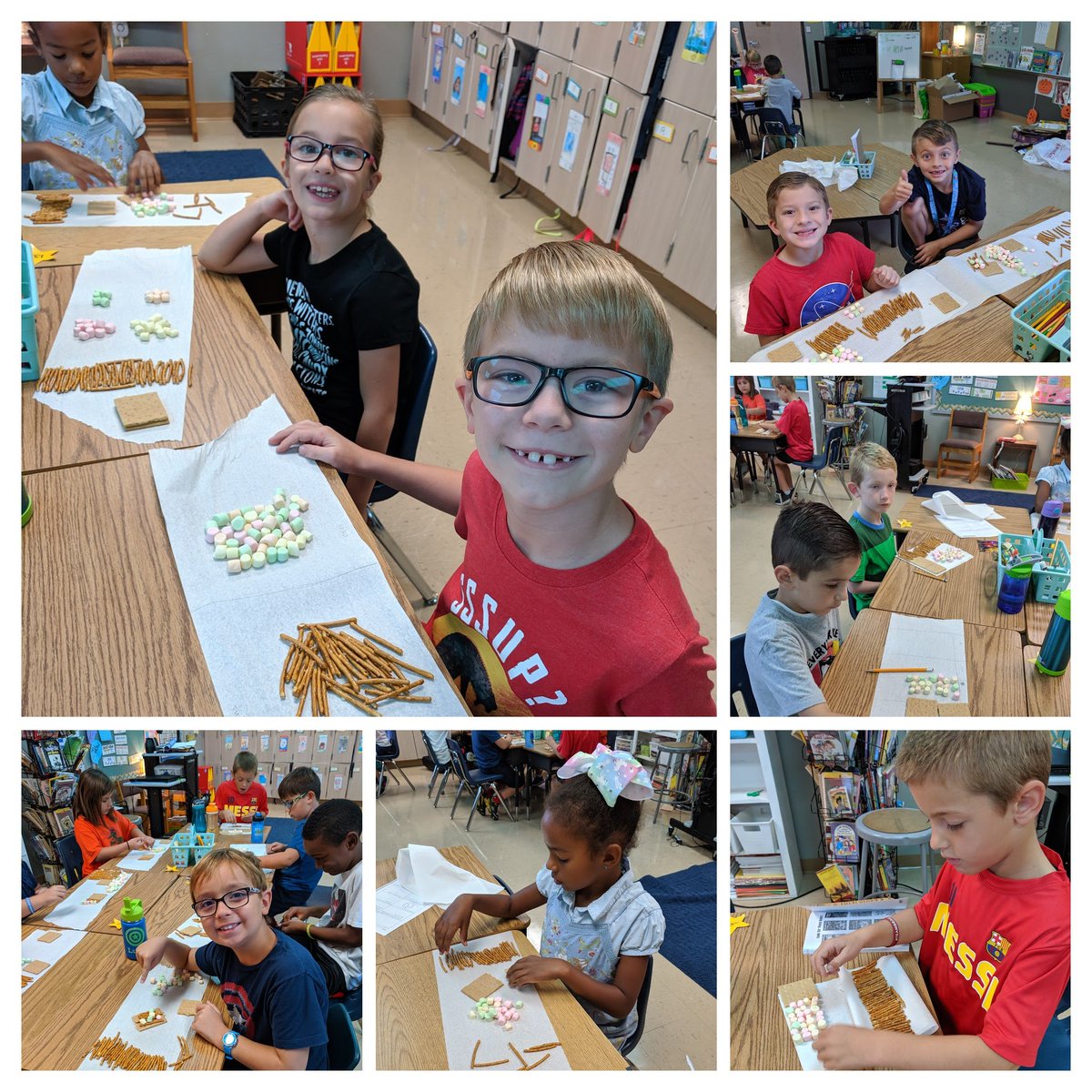 Sarahmo18852284's tweet photo. There is no better way to start a Friday than practicing place value games! 
Then afterwards you have a snack...😂
I hear one say I only have 3 tens left after eating my snack. 🤣
#SteamatStribling #learningisfun #learningistasty #placevalue #molinasmathminds ♥️🧠 https://t.co/yCKvAARJhw
