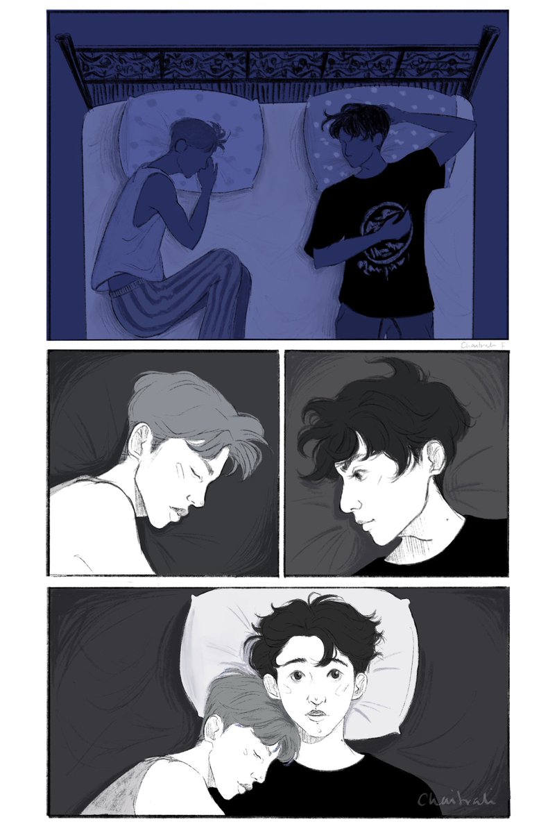 Ira_bIu's tweet photo. Here is the illustration I made of a scene from an amazing fic by @idazzle96 😄❤️ Please check their tumblr @/idazzle 
It was so fun to work on this! #jikookbigbang19 https://t.co/u4hyPtI4Lt
