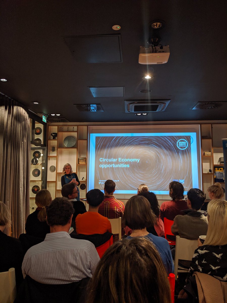 Good to be at The Gaitherin with Cheryl Robb from <a href="/ZeroWasteScot/">Zero Waste Scotland</a> talking about the #Scotland as a pioneer of the circular economy. #Sustainability #circulareconomy