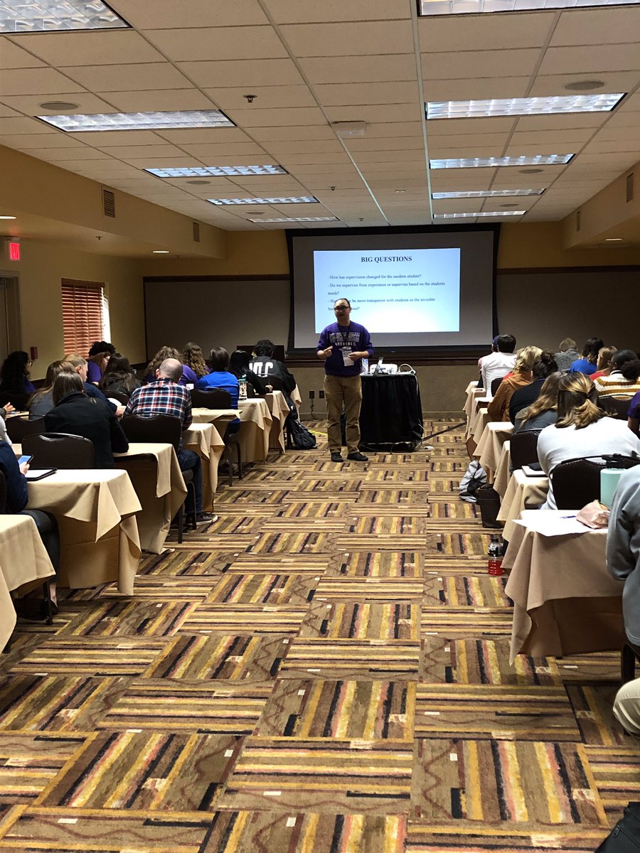 myWCPA's tweet photo. Standing room only at Matt Denney’s session on Supervision! #wcpa2019 #movingforward #fallconference https://t.co/yshrDXm53j