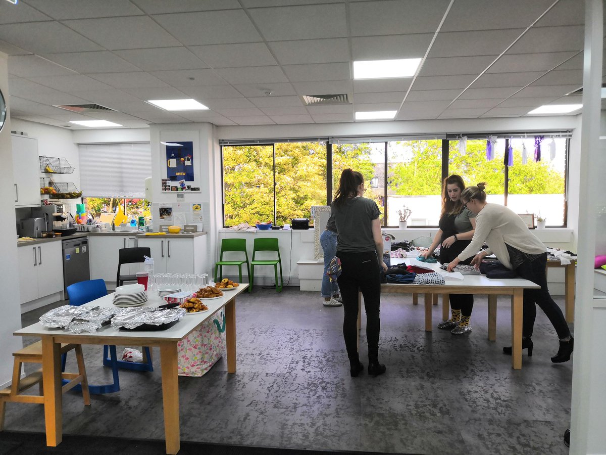 Imogen_Pickles's tweet photo. Setting up the @GenieVentures clothes swap raising money for @WWF https://t.co/CK6C1it52G
