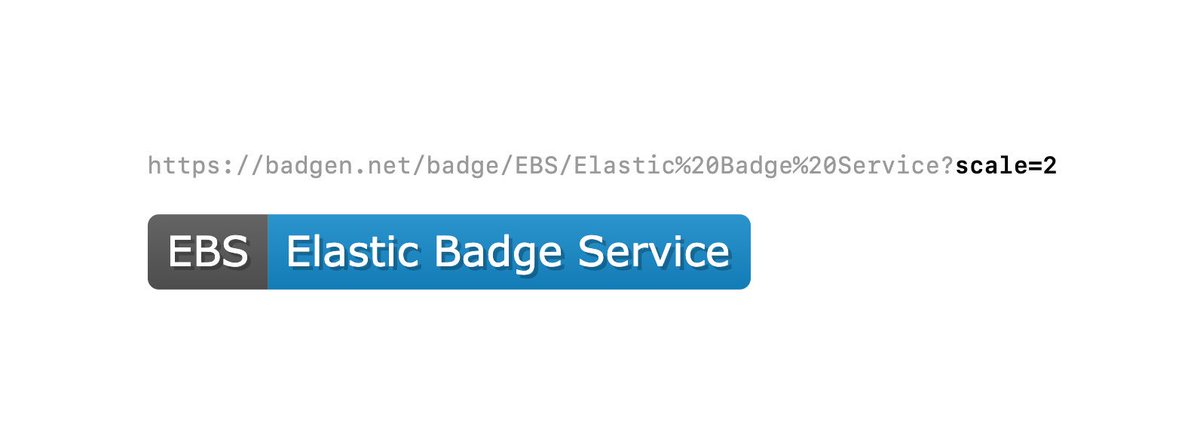 badgen_net's tweet photo. Introducing EBS: Elastic Badge Service https://t.co/gsH0noRhPA