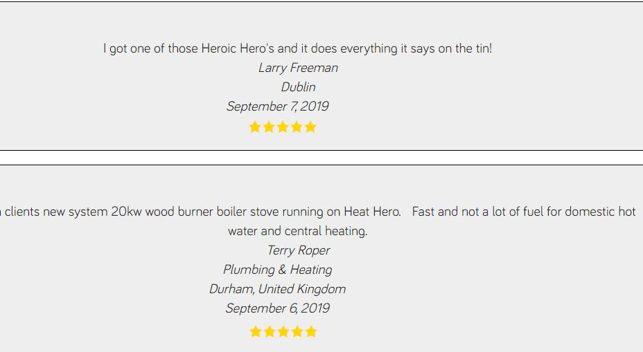 HeatHeroIRL's tweet photo. Increased Efficiency for Boiler Stoves and Cooker. Burn Less and Get More Heat.  Read more Heat Hero Testimonials https://t.co/HvycWAkztx #FridayFeeling https://t.co/s7rvVgw5rt