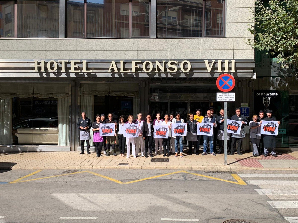 FOES_SORIA's tweet photo. FOES y las empresas sorianas se suman al PARÓN de @SoriaYa #EspanaVaciada #4octYoParo #SoriaQuiereFuturo #Soria #YoParoPorMiPueblo https://t.co/t6plQh2pve
