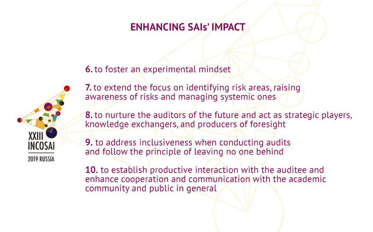 We have published the full text in all #INTOSAI languages on our #incosai2019 website: incosai2019.ru/en/documents/46