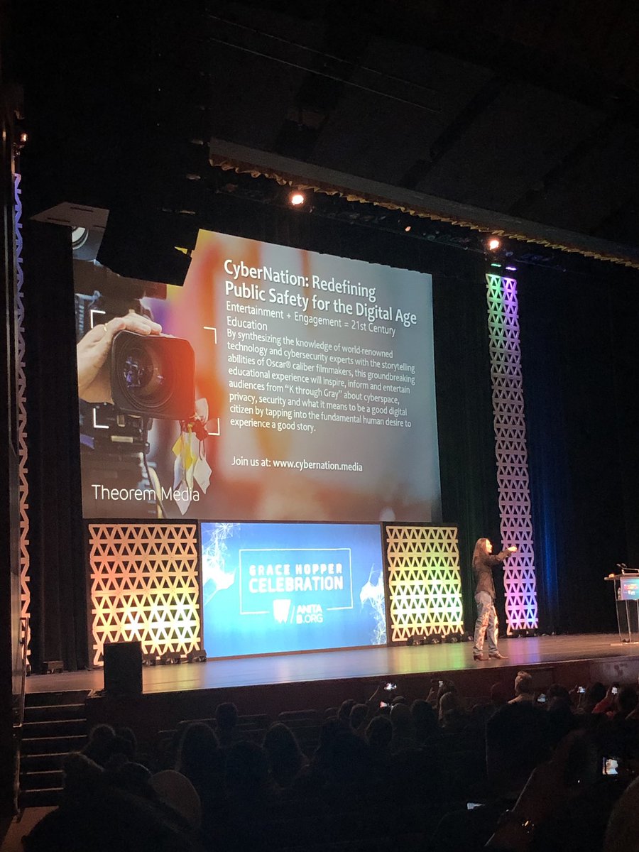 CundiffElisa's tweet photo. EndersGame lessons this morning @ #GHC19!  @JenEasterly laying down how she has relied on empathy and imagination in order to understand the enemy and then proactively transform our nations counter terrorism efforts. https://t.co/dk73eyS1XI