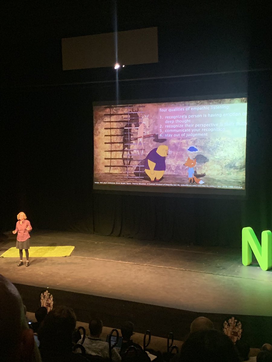The world would be infinitely better if we followed <a href="/indiyoung/">Indi Young (she/her)</a>’s guide to empathic listening.

1. Recognise a person is having emotions or deep thoughts.
2. Recognise their perspective is their truth.
3. Communicate your recognition.
4. Stay out of judgement.
🙌🏻

#NUX8