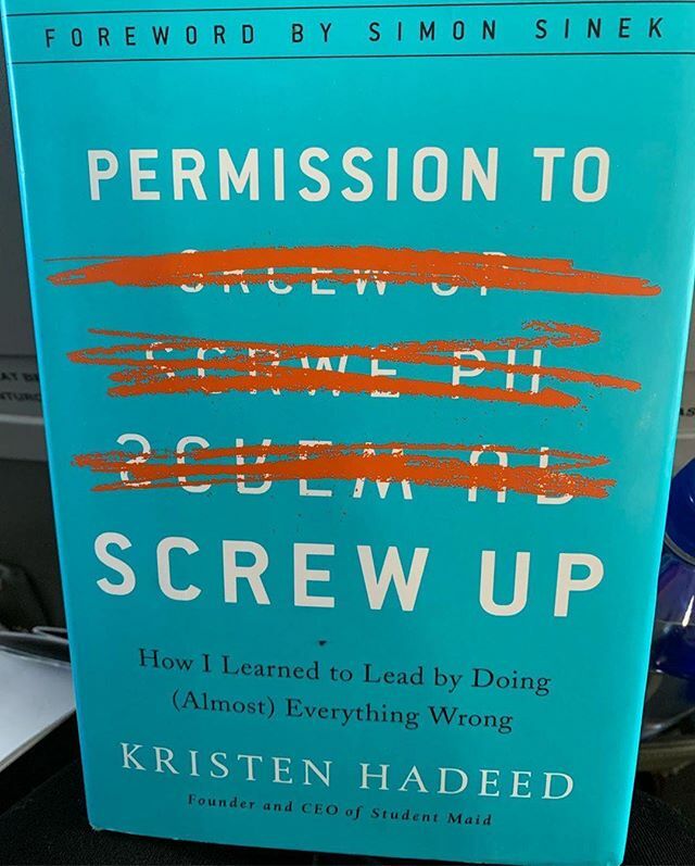 epicccempower's tweet photo. @Regrann from @dina_maloney1 - Airplane read.. I’m hooked! The premise of the book - empowering people by giving them permission to screw up - is the key to success and fulfillment. This applies to leadership, parenting, marriage - any relationship in wh… https://t.co/mf6wEYQgjn https://t.co/HkJakuS2ts