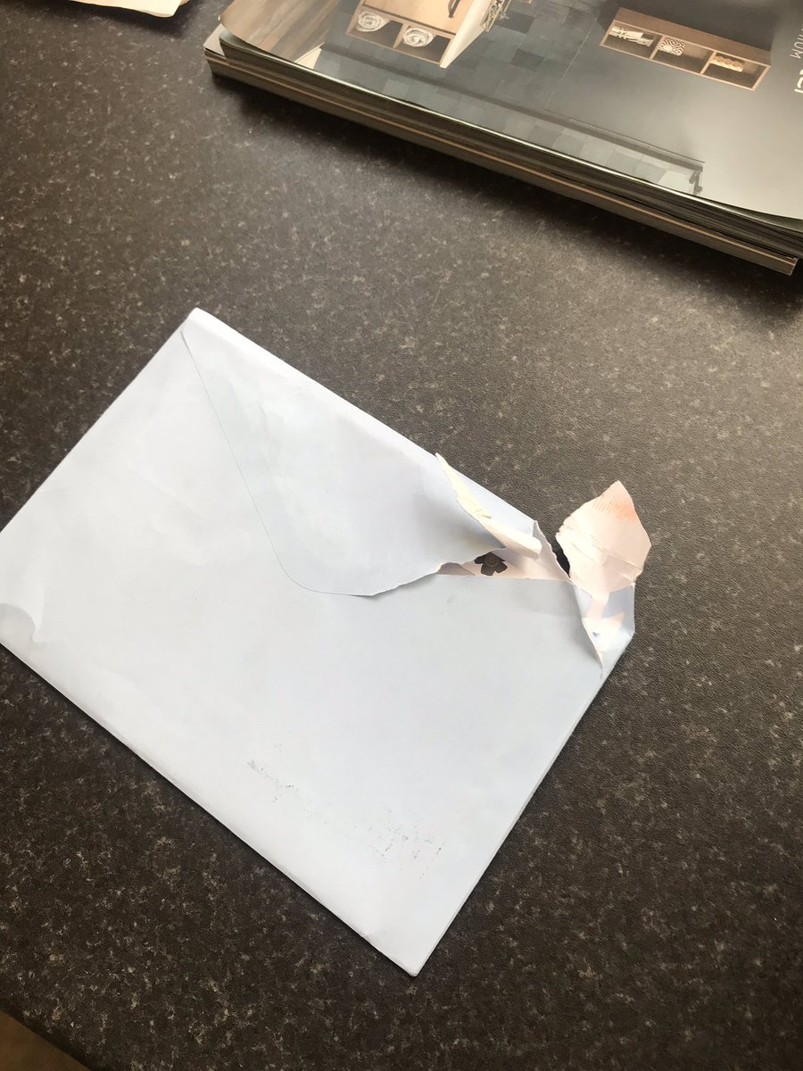 EmmaBAgency's tweet photo. You can’t send a bloody birthday card to anyone anymore without it being delivered like this. Anything in there @RoyalMail ?? https://t.co/ql7OD603uF
