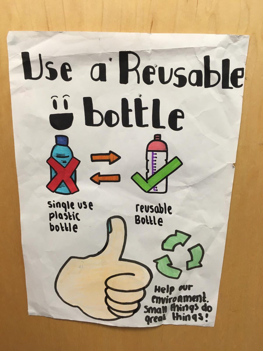 its_greenemma's tweet photo. In @woodheyhigh Eco Club we have been taking #RecycleWeek into #OurOwnHands by:
•Starting a re-use it campaign
•Getting people to bring reusable items from home
•"Take it home and recycle" - boxes for plastic bottles
@recycle4gm https://t.co/HC4gQMBEBj