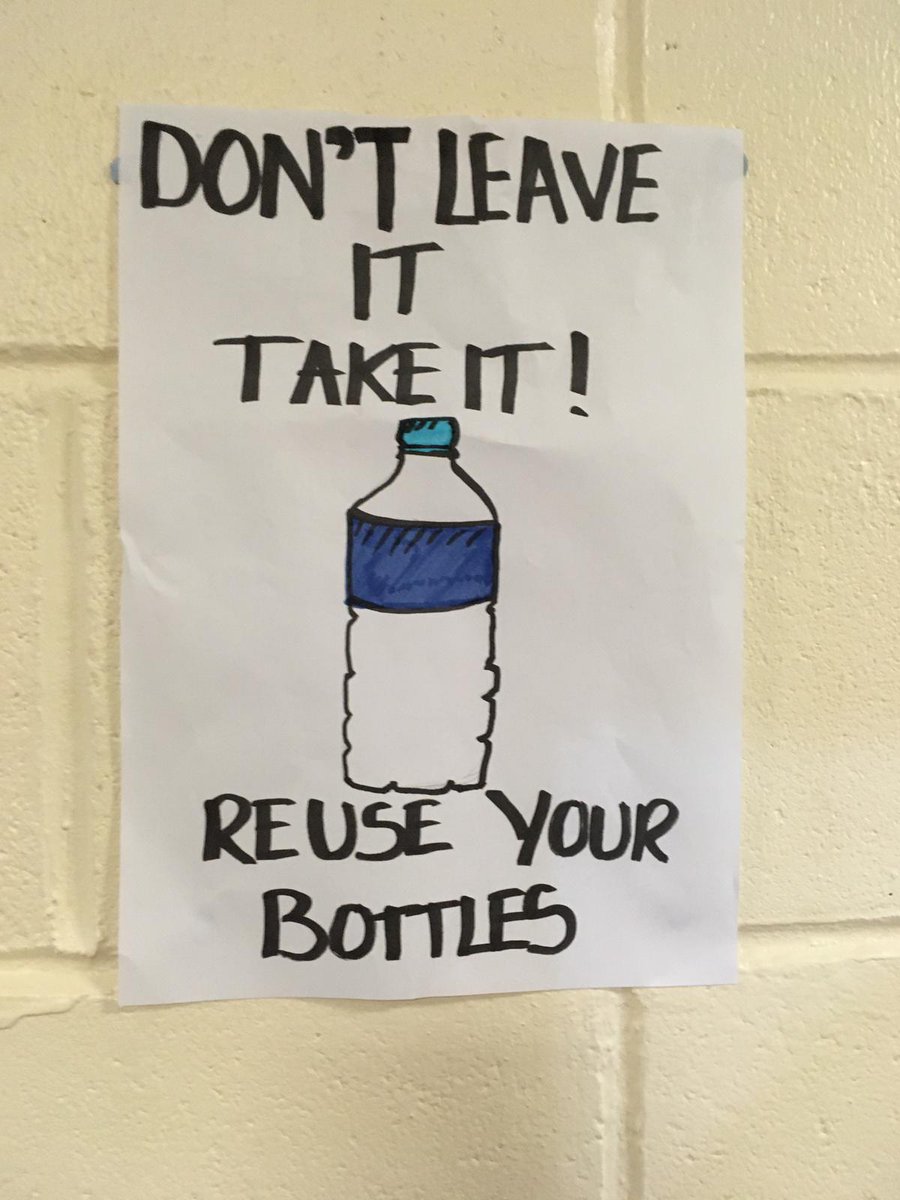 its_greenemma's tweet photo. In @woodheyhigh Eco Club we have been taking #RecycleWeek into #OurOwnHands by:
•Starting a re-use it campaign
•Getting people to bring reusable items from home
•"Take it home and recycle" - boxes for plastic bottles
@recycle4gm https://t.co/HC4gQMBEBj