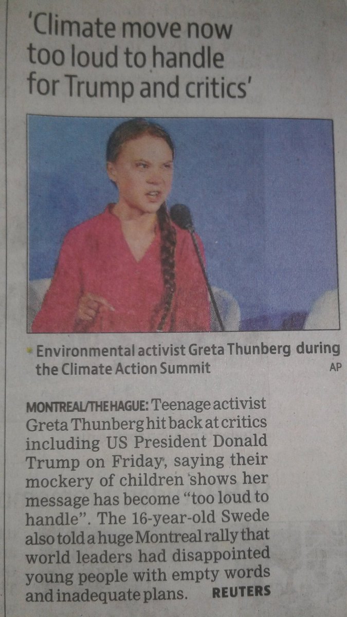 Well @GretaThunberg has now become an inspiration for all of us..🙌🙌nd we are very glad to participate in #climateactionproject #FridaysForFuture Thank you @zelfstudie @pkdhillon08 for this great opportunity...