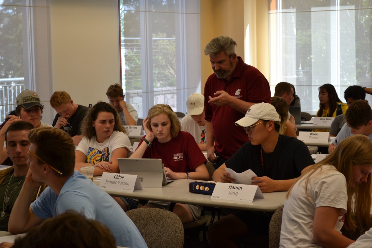 CarsonCollege's tweet photo. With the #NextCarsonCoug initiative we reduced the size of our core classes from an average of 200 to no more than 70. Carson College professor Andrew Perkins shares why this initiative is the key to continued success: https://t.co/4F6K41IKBT
#CarsonCougs #GoCougs https://t.co/lGkwJJQM9K